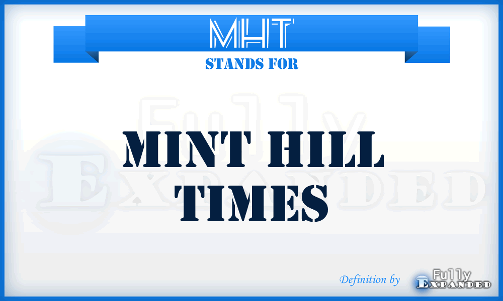 MHT - Mint Hill Times