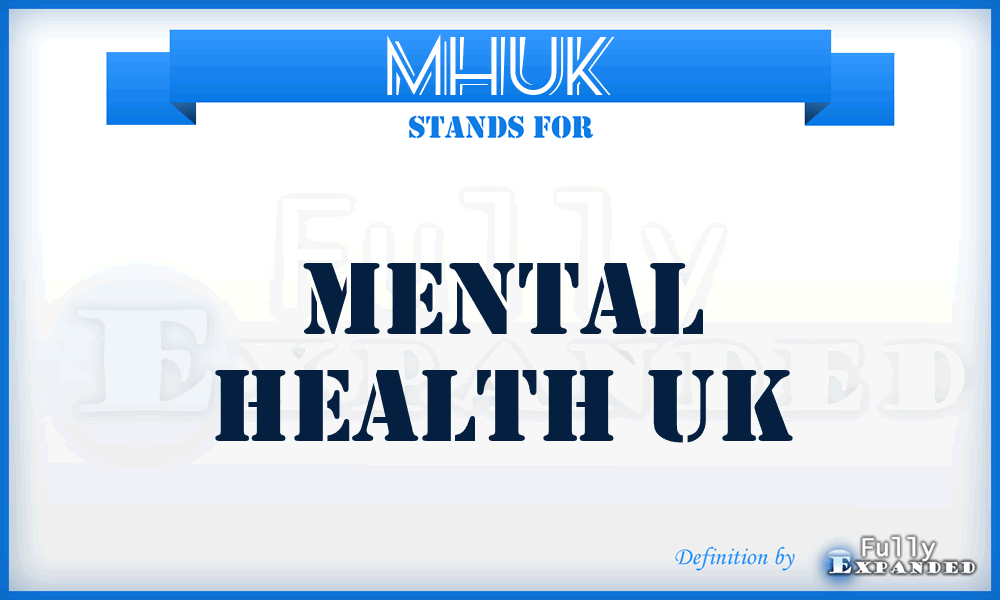 MHUK - Mental Health UK