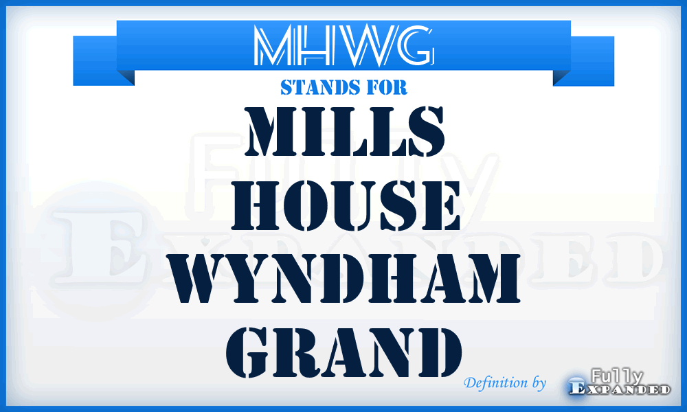 MHWG - Mills House Wyndham Grand