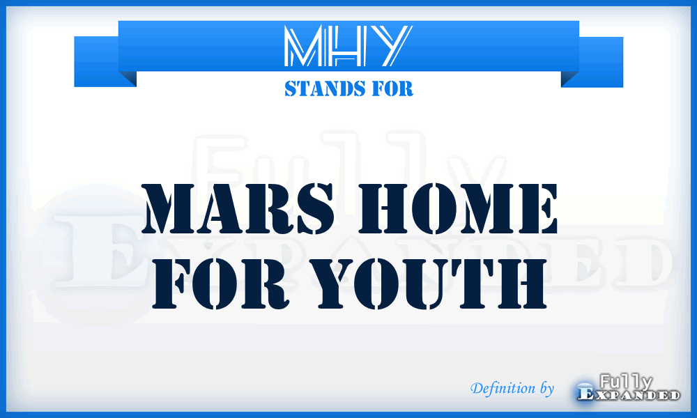 MHY - Mars Home for Youth