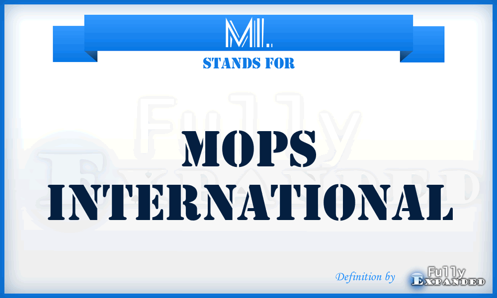 MI. - MOPS International