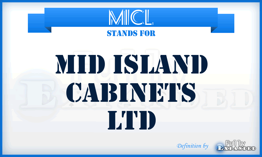 MICL - Mid Island Cabinets Ltd