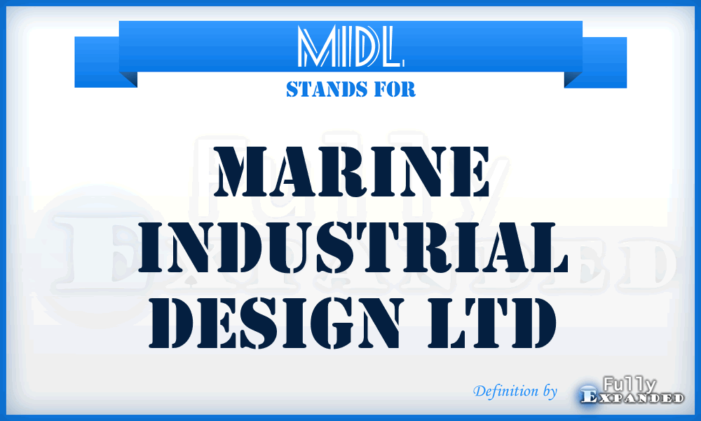 MIDL - Marine Industrial Design Ltd