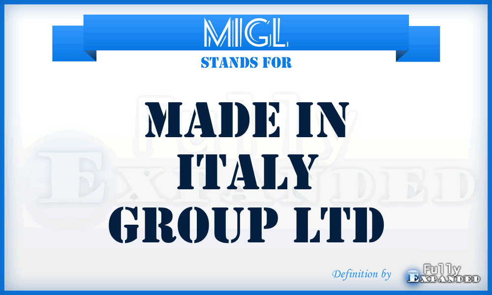 MIGL - Made in Italy Group Ltd