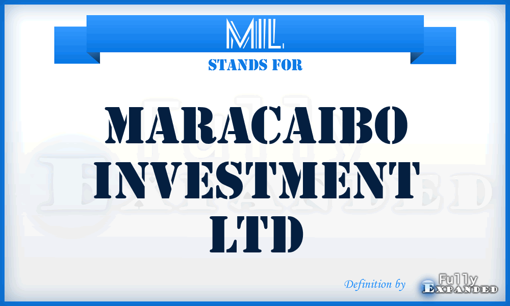MIL - Maracaibo Investment Ltd