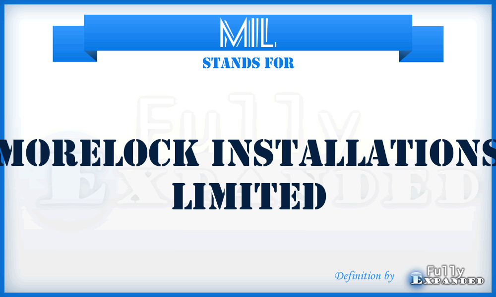MIL - Morelock Installations Limited
