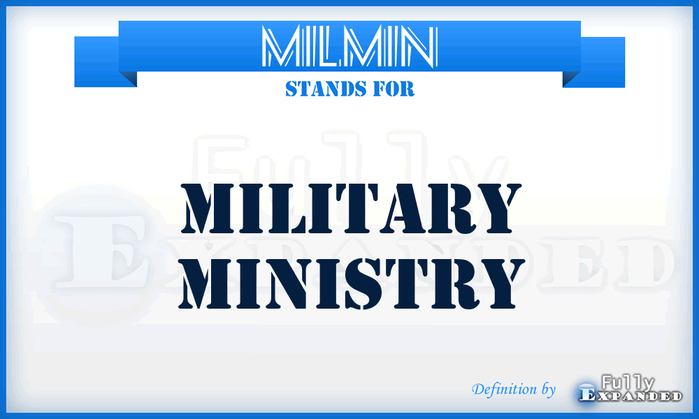 MILMIN - Military Ministry