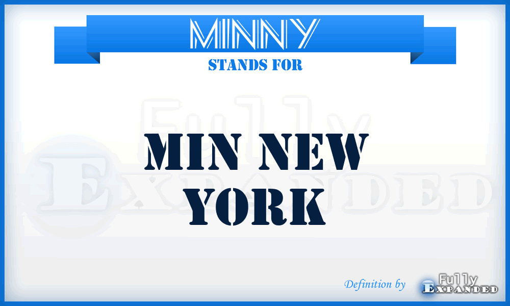 MINNY - MIN New York