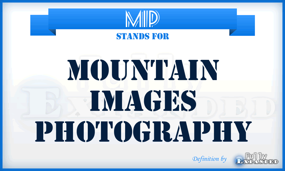 MIP - Mountain Images Photography