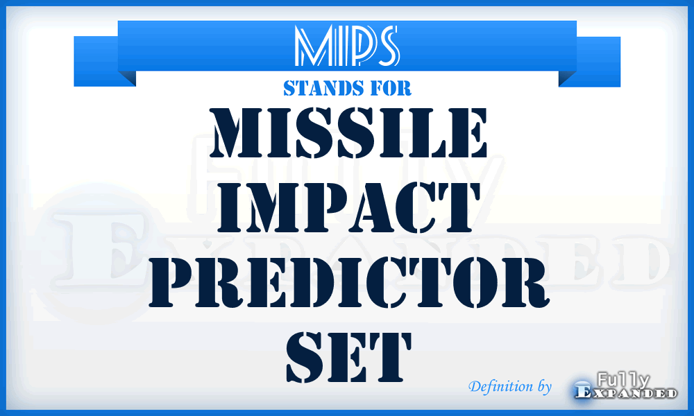 MIPS - Missile Impact Predictor Set