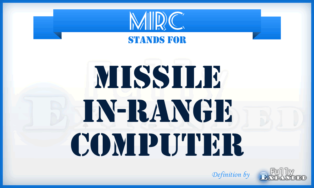MIRC - Missile In-Range Computer