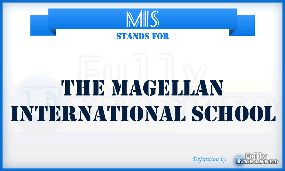 MIS - The Magellan International School