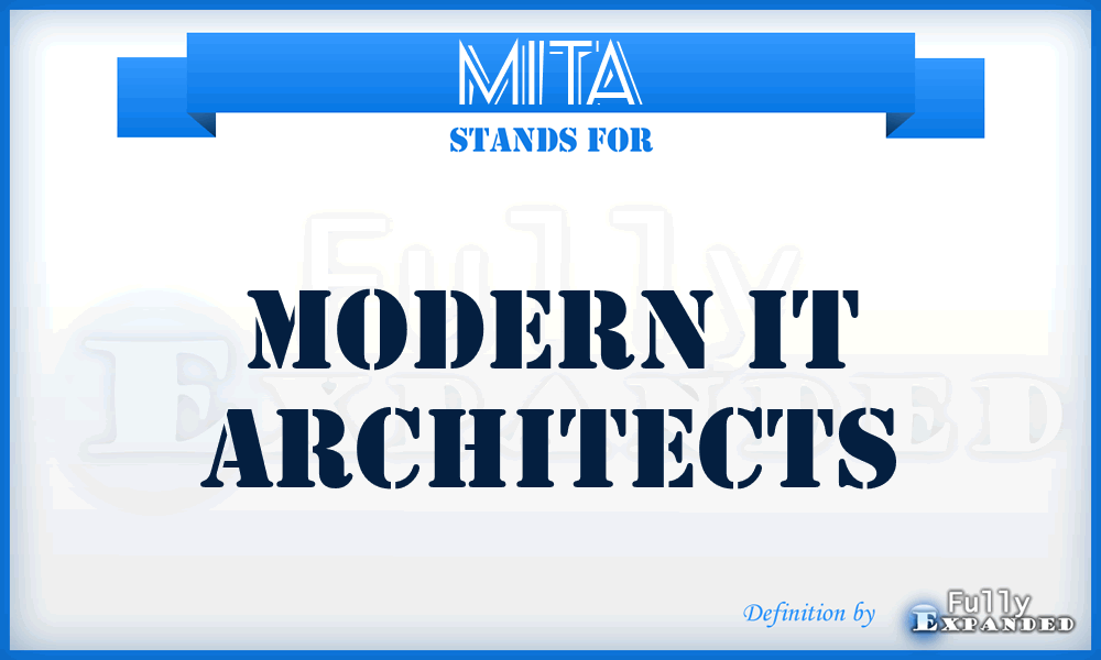 MITA - Modern IT Architects