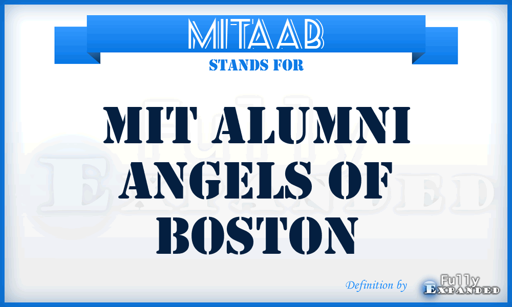 MITAAB - MIT Alumni Angels of Boston