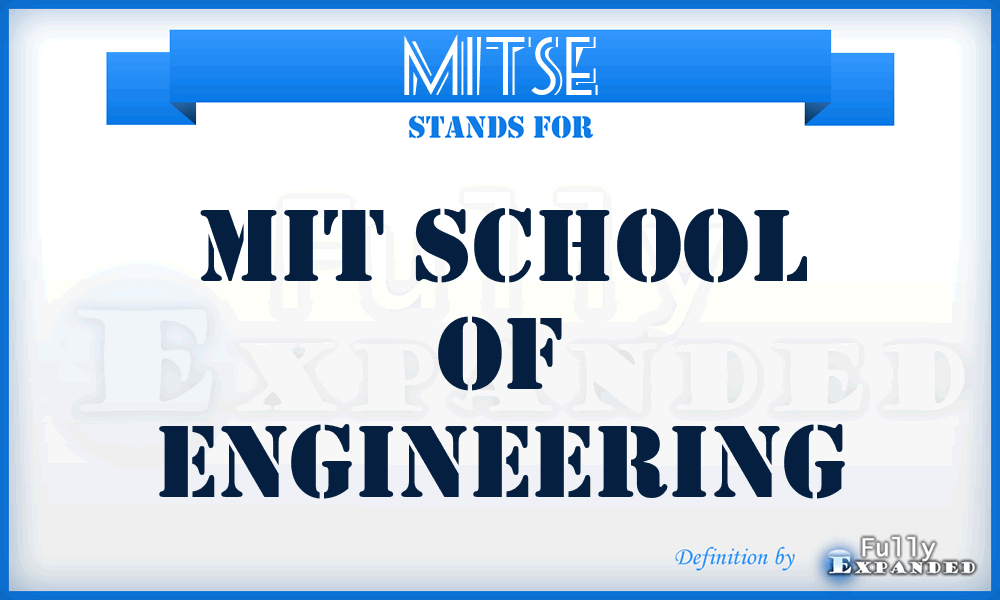 MITSE - MIT School of Engineering