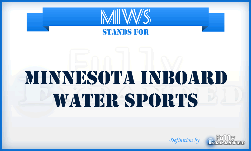 MIWS - Minnesota Inboard Water Sports