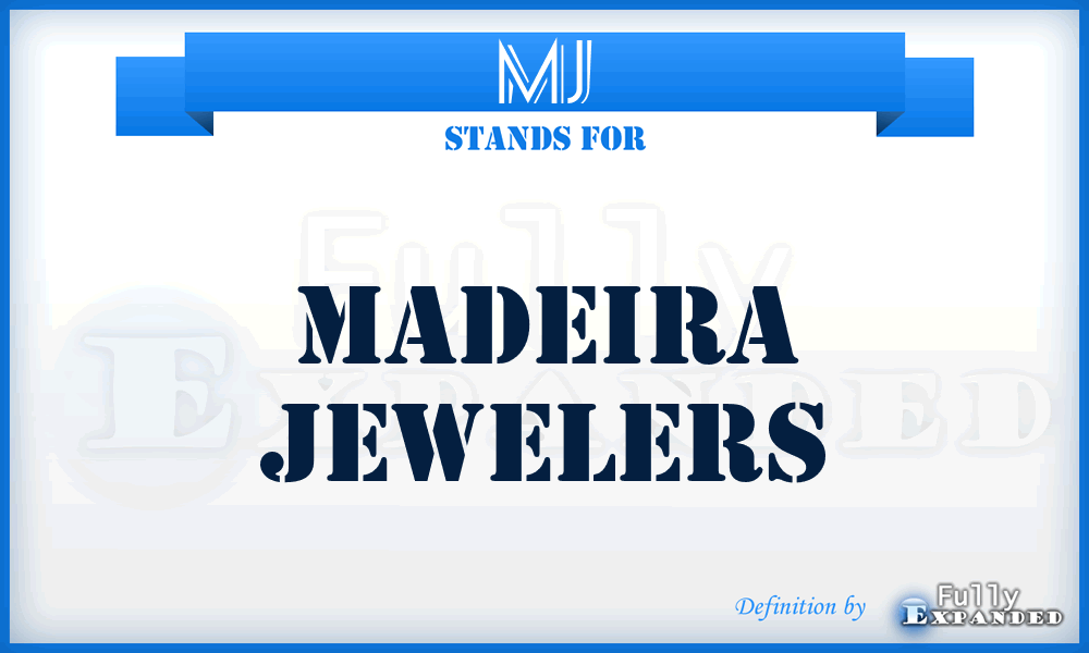 MJ - Madeira Jewelers