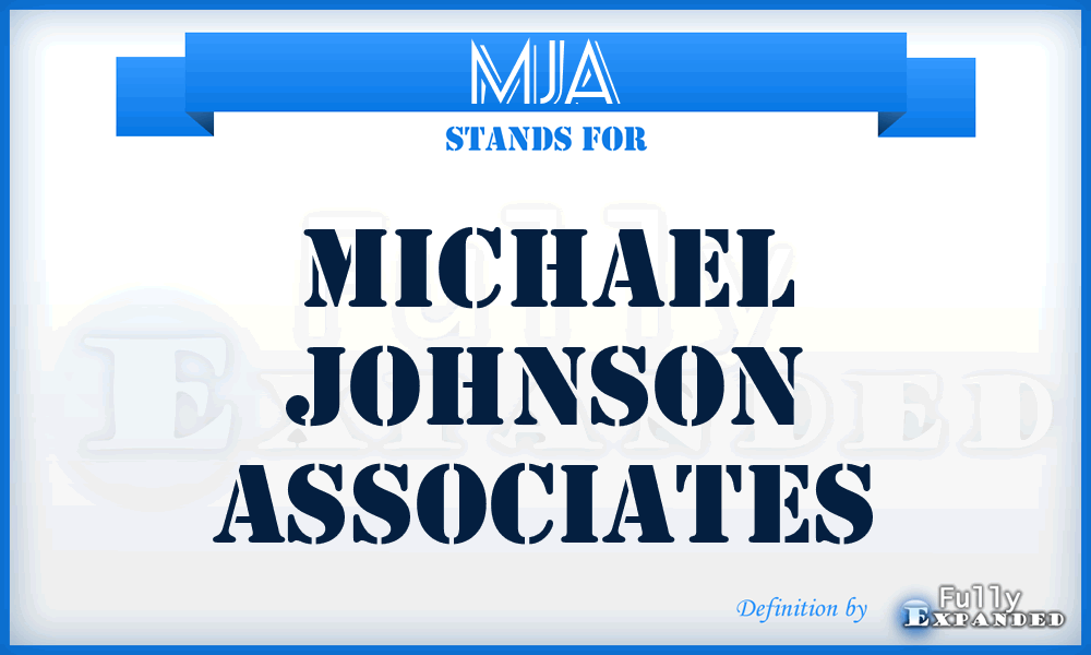 MJA - Michael Johnson Associates