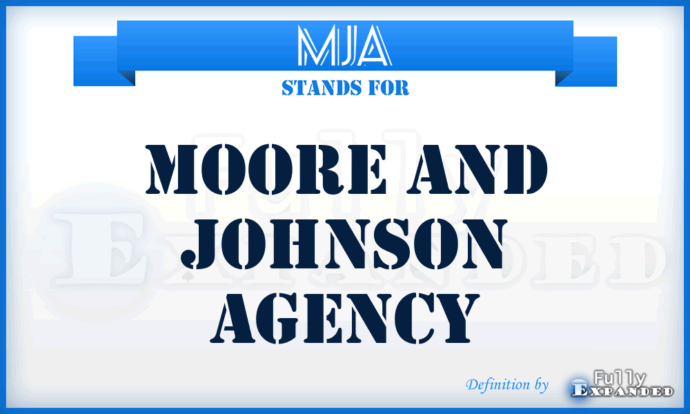 MJA - Moore and Johnson Agency
