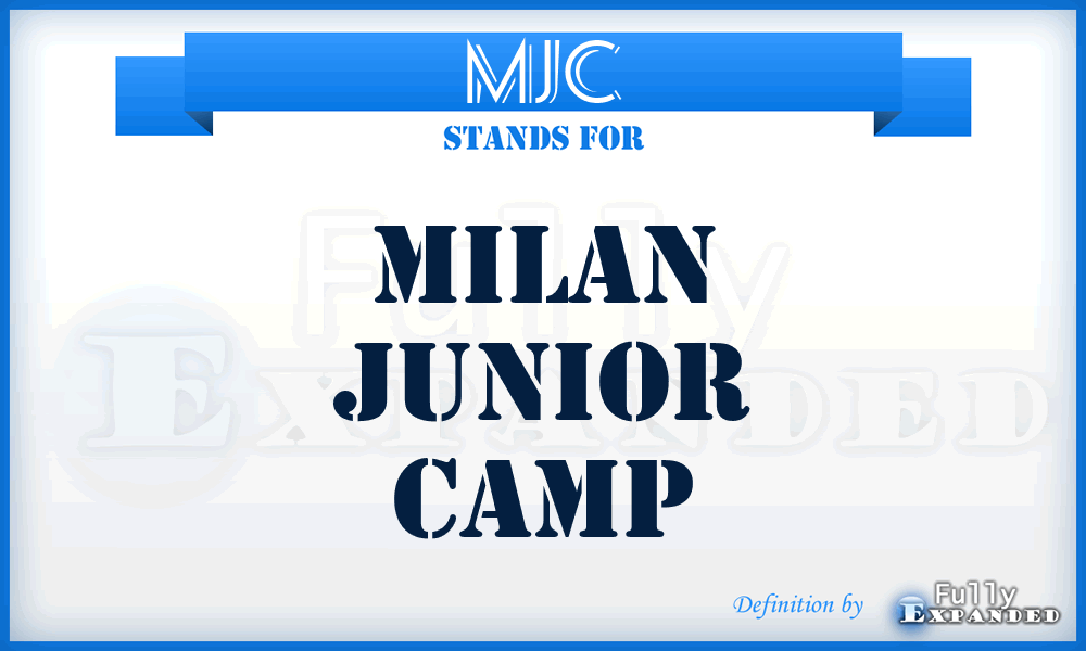 MJC - Milan Junior Camp