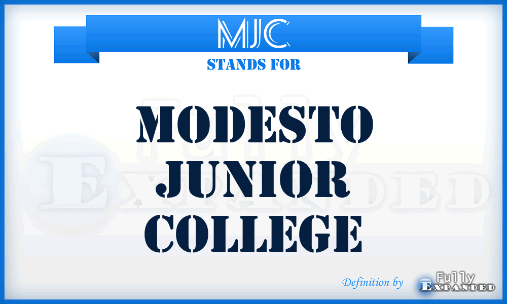 MJC - Modesto Junior College