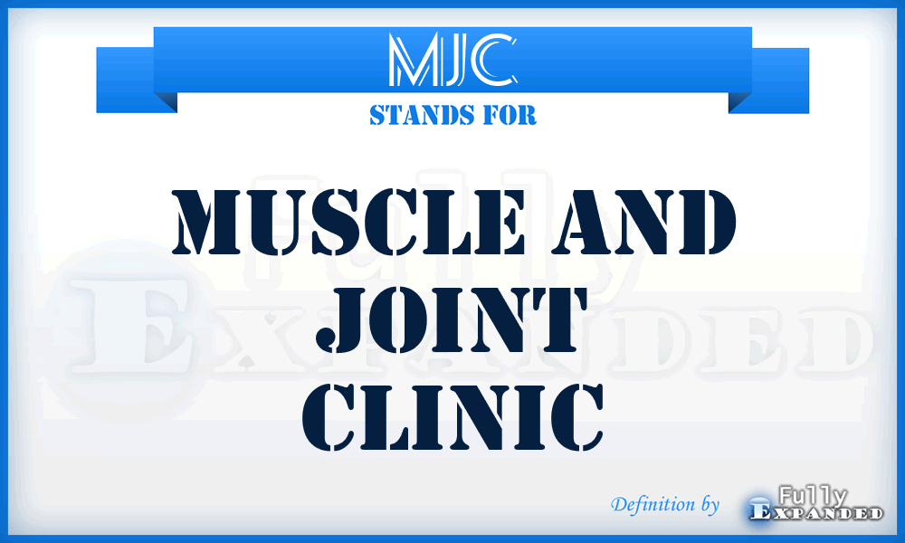 MJC - Muscle and Joint Clinic