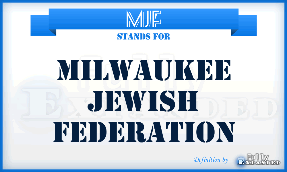 MJF - Milwaukee Jewish Federation