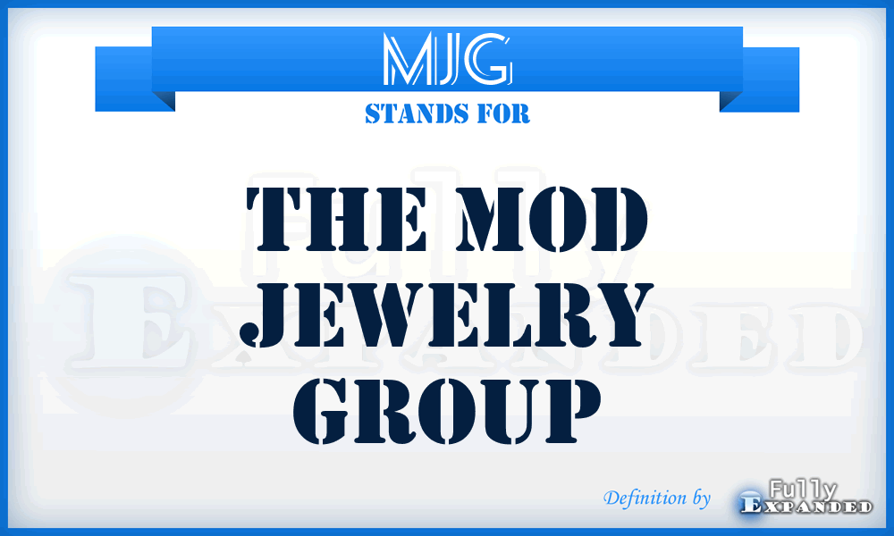 MJG - The Mod Jewelry Group