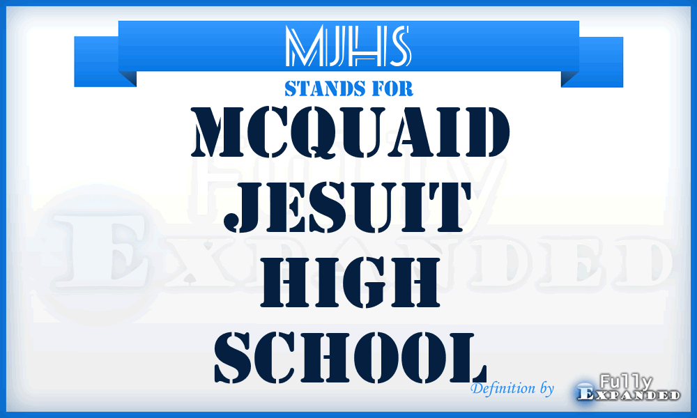 MJHS - McQuaid Jesuit High School