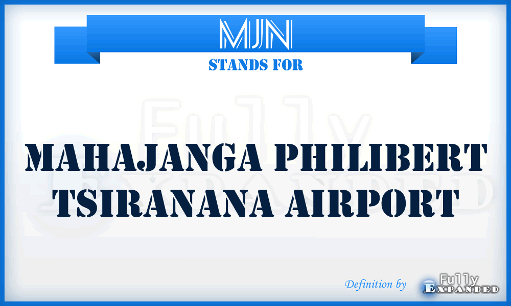 MJN - Mahajanga Philibert Tsiranana airport