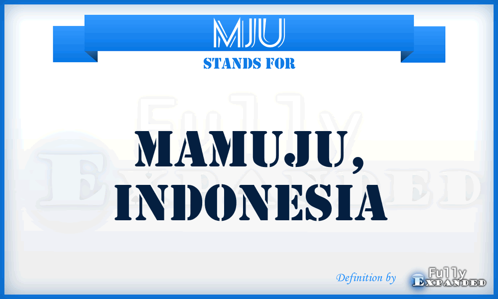 MJU - Mamuju, Indonesia