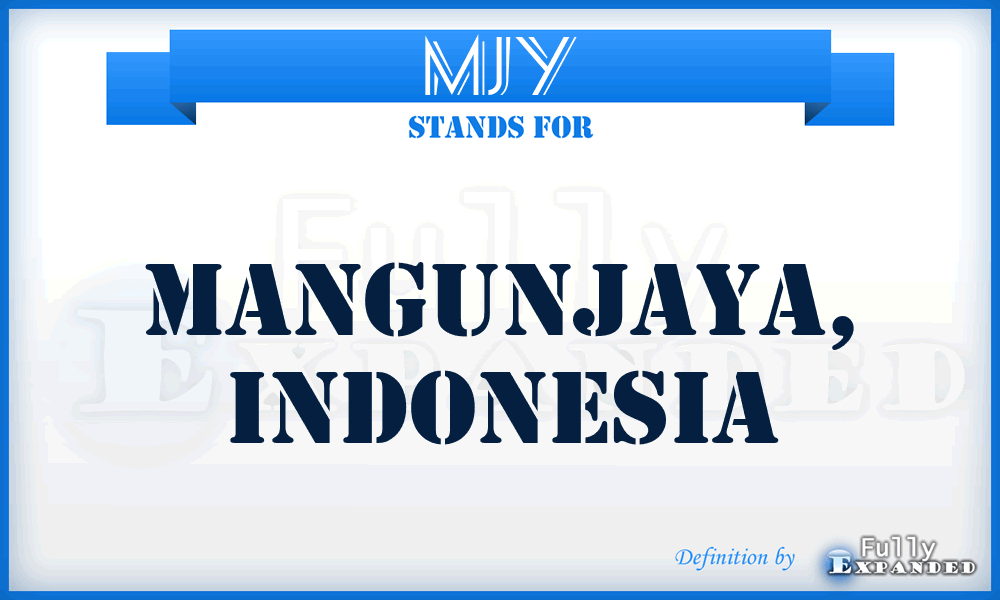 MJY - Mangunjaya, Indonesia