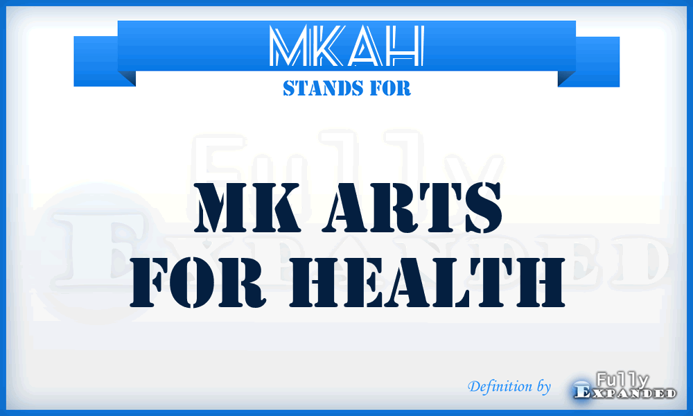 MKAH - MK Arts for Health
