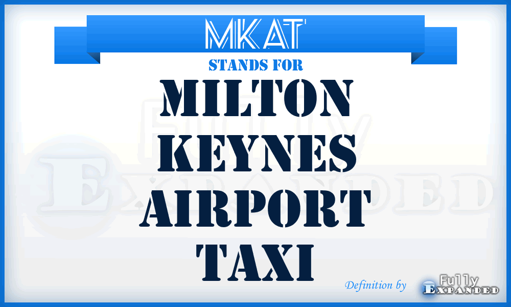 MKAT - Milton Keynes Airport Taxi