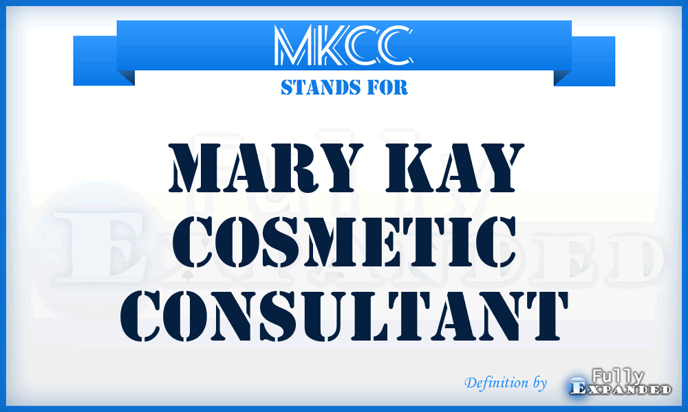 MKCC - Mary Kay Cosmetic Consultant