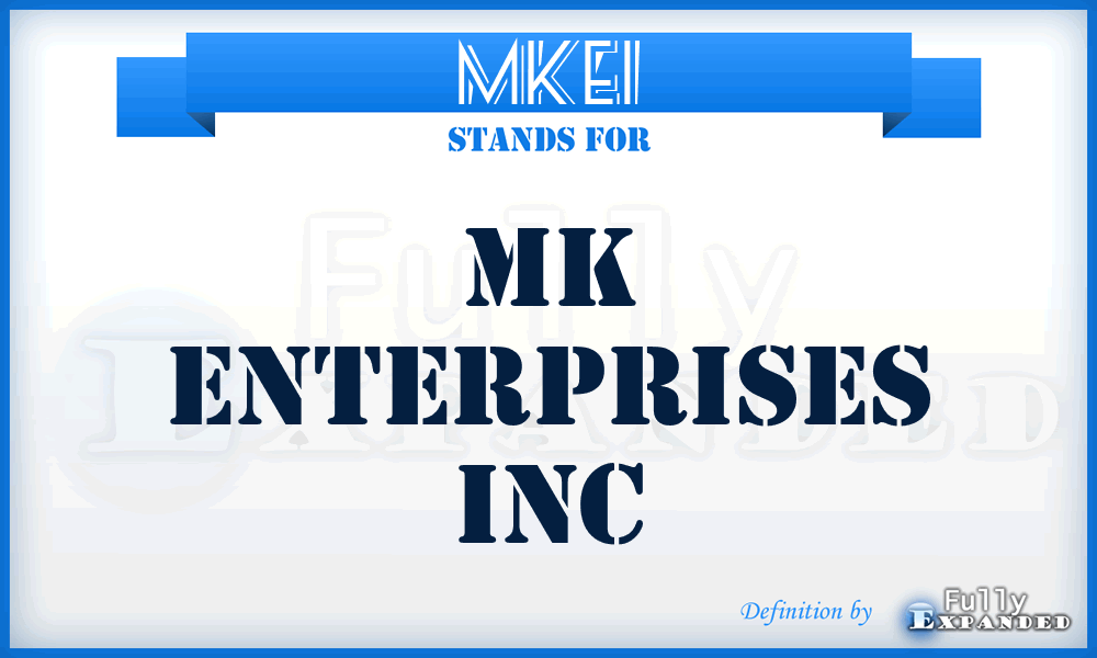 MKEI - MK Enterprises Inc