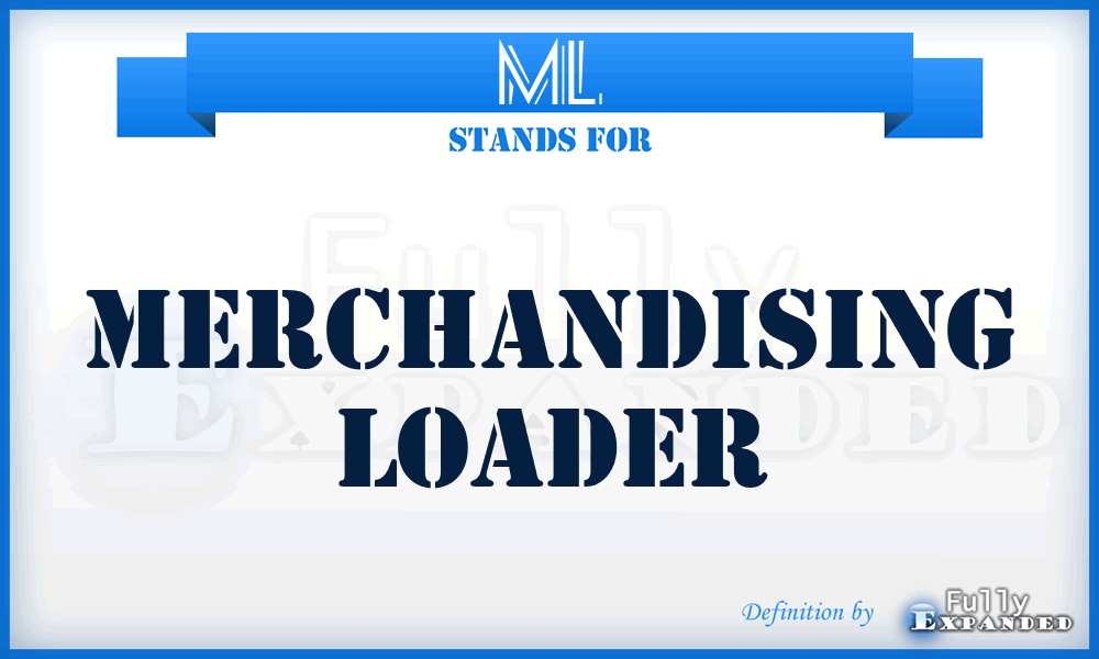 ML - Merchandising Loader