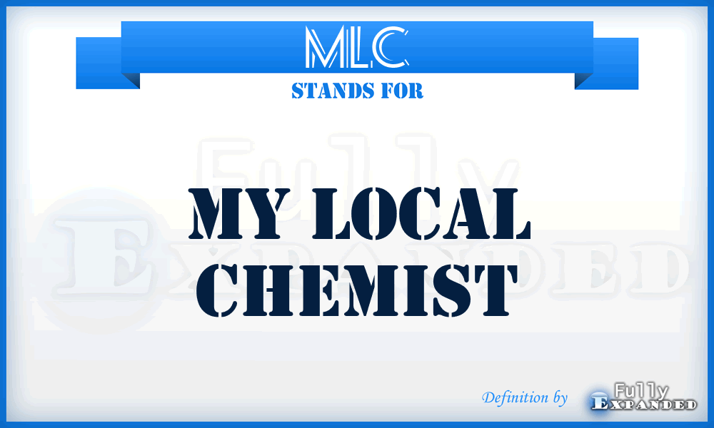 MLC - My Local Chemist