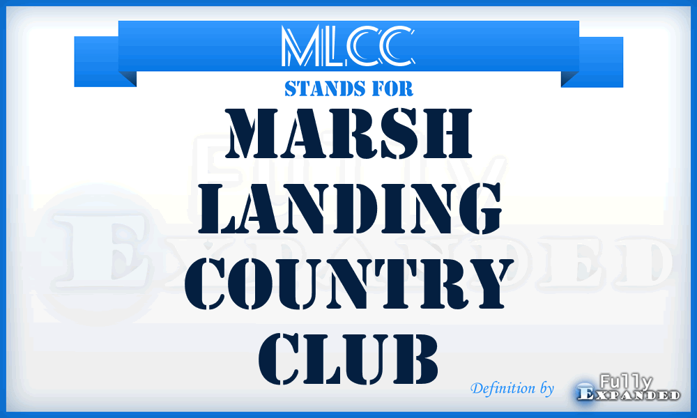 MLCC - Marsh Landing Country Club