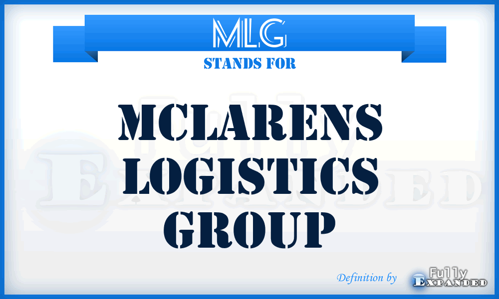 MLG - Mclarens Logistics Group