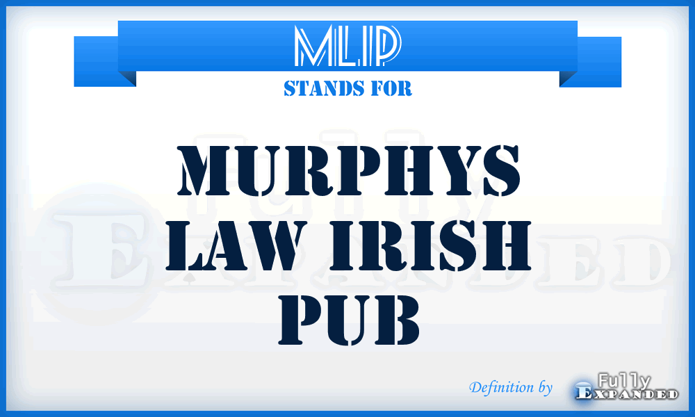 MLIP - Murphys Law Irish Pub