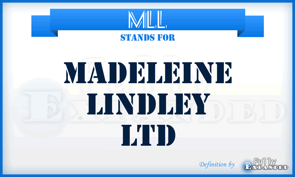 MLL - Madeleine Lindley Ltd