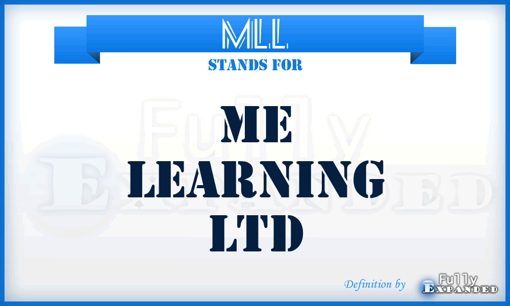 MLL - Me Learning Ltd