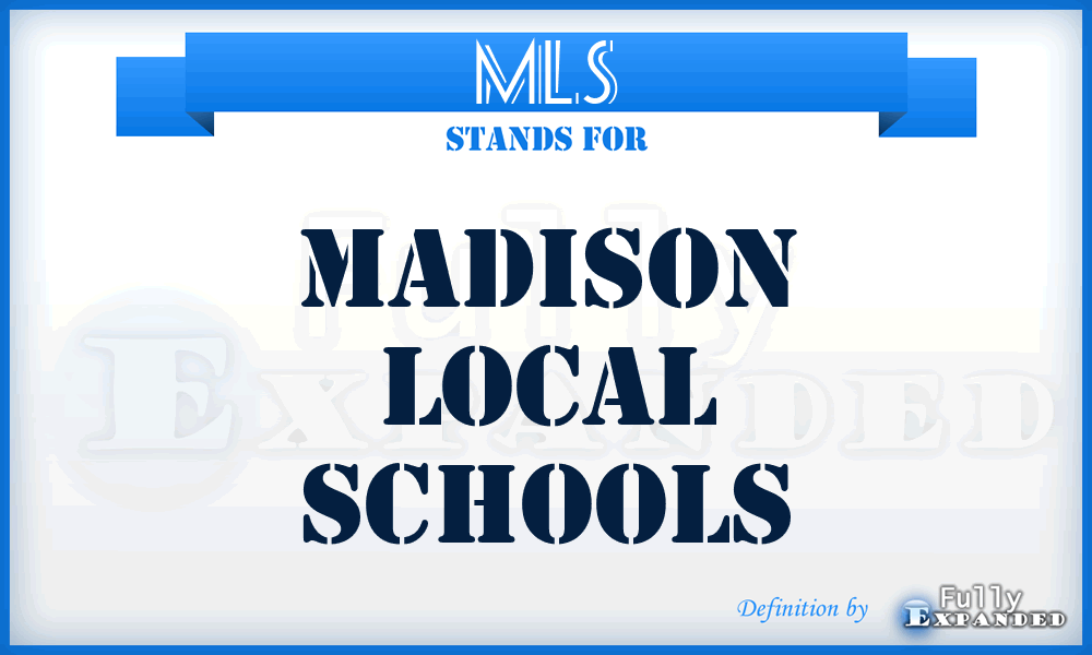MLS - Madison Local Schools