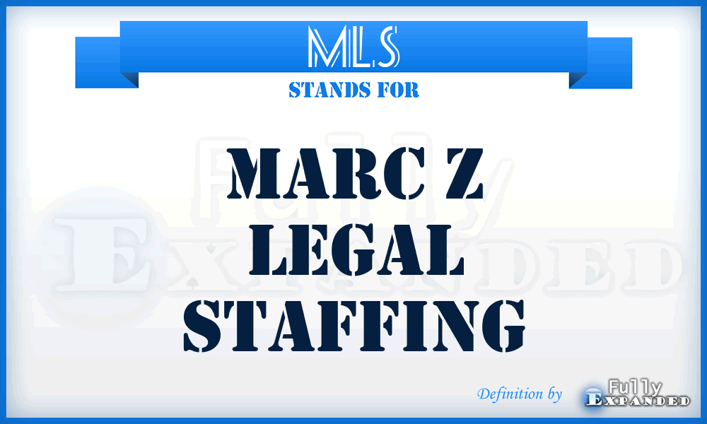 MLS - Marc z Legal Staffing