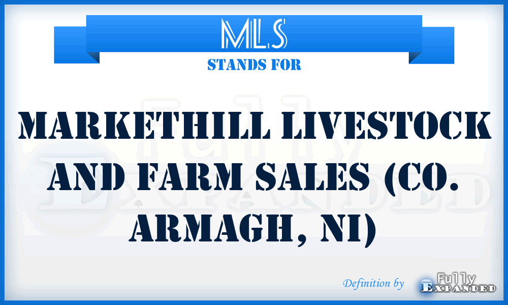 MLS - Markethill Livestock and Farm Sales (Co. Armagh, NI)