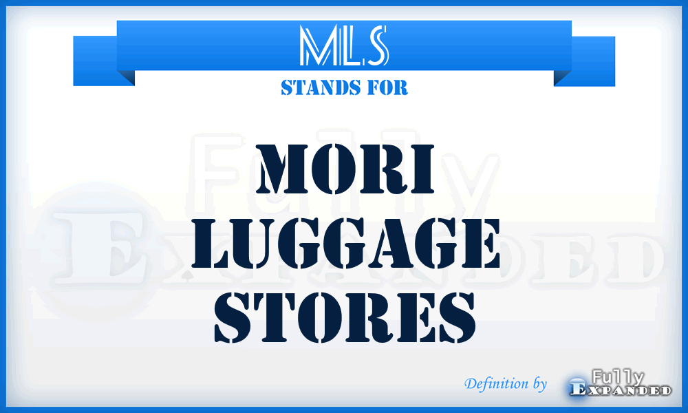 MLS - Mori Luggage Stores