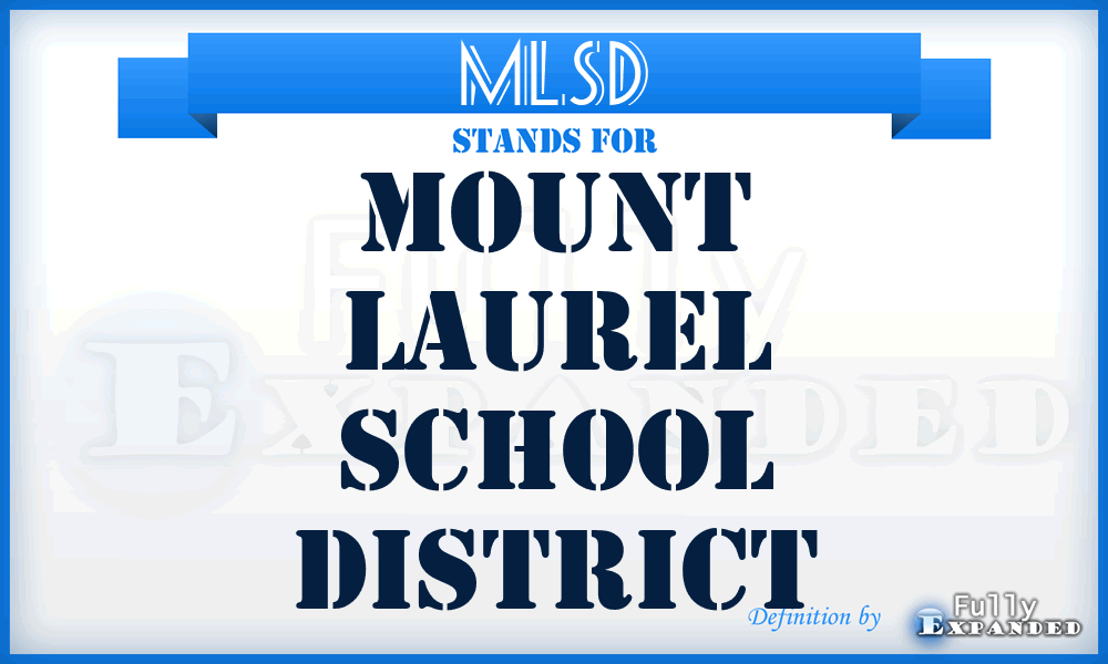 MLSD - Mount Laurel School District
