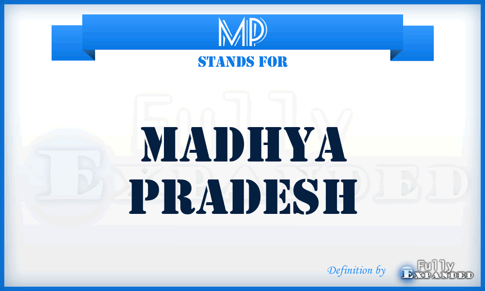 MP - Madhya Pradesh