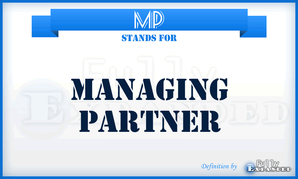 MP - Managing Partner